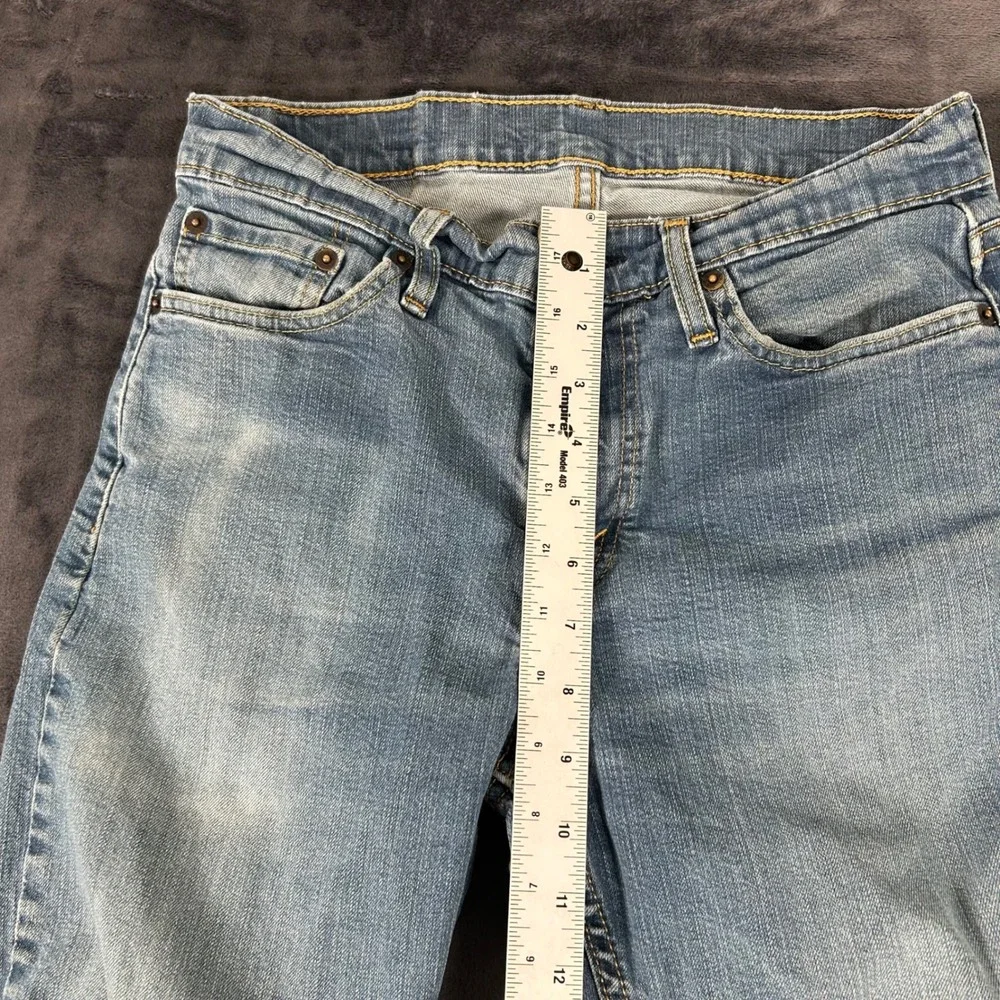 Levi's 514 Straight Fit Jeans Mens 30x30 Light Wash Denim Blue Pants